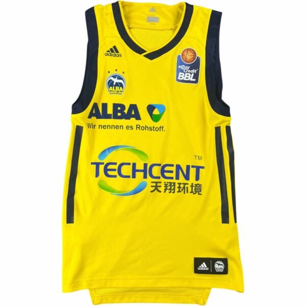 Alba Berlin 2017-18 Adidas kosárlabda mez XS-es