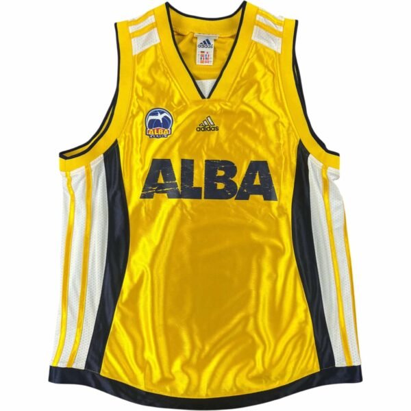 Alba Berlin 1999-00 Adidas kosárlabda mez L-es
