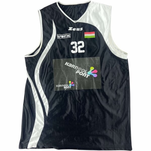 Békési Gladiátorok 2015-16 Koma Dániel #32 Zeus *Match worn* kosárlabda mez XXL-es