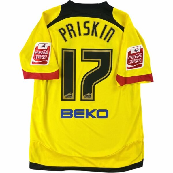 Watford 2007-08 Diadora hazai Priskin Tamás foci mez M-es
