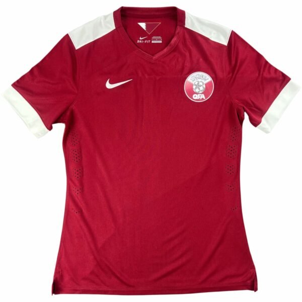 Qatar Qatari válogatott 2016-18 Nike hazai Player Issue foci mez L-es