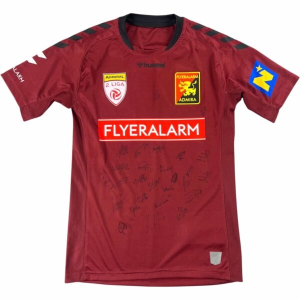 Admira Wacker 2022-23 Hummel hazai *Aláírt* foci mez gyerek XL-es