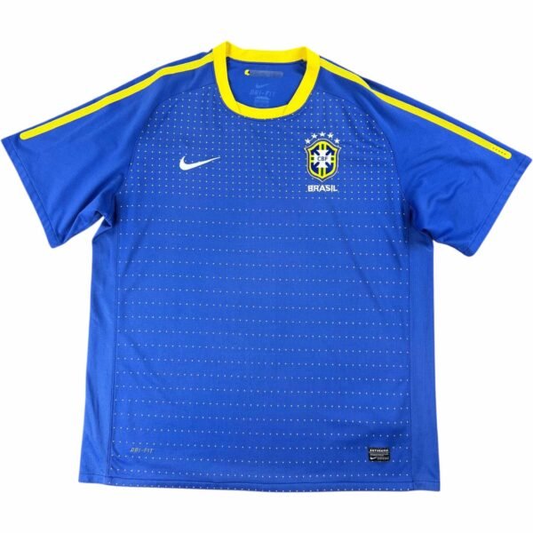 Brazília Brazil válogatott 2010-11 Nike vendég foci mez XL-es