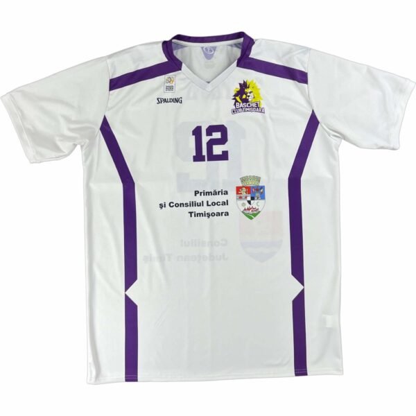Basket Club Timisoara George Toth Spalding kosárlabda bemelegítő felső 4XL-es