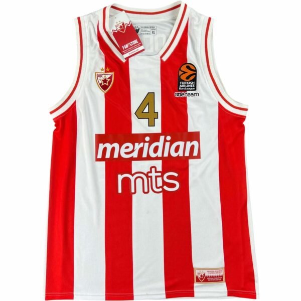 Crvena Zvezda Milos Teodosic hazai *Új* kosárlabda mez XL-es
