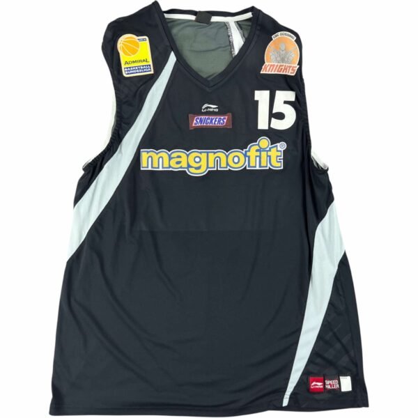 UBC Güssing Knights Li-Ning vendég #15 kosárlabda mez 3XL-es