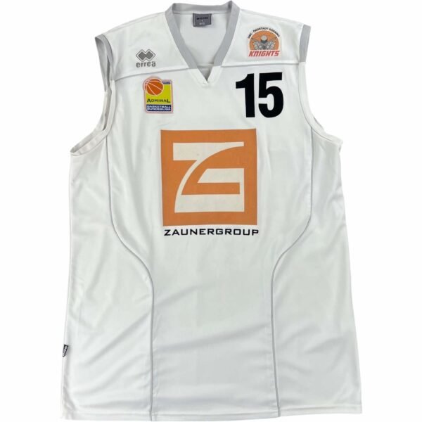 UBC Güssing Knights Errea hazai #15 kosárlabda mez 4XL-es