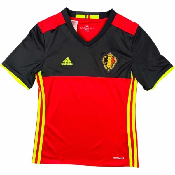 Belgium Belga válogatott 2016-17 Adidas hazai foci mez gyerek 152-es