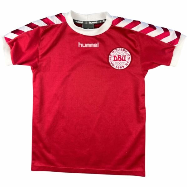 Dánia Dán válogatott 2002-03 Hummel hazai foci mez gyerek 140-152-es