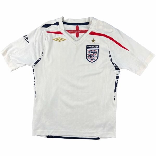 Anglia Angol válogatott 2007-09  Umbro hazai foci mez gyerek 134-es
