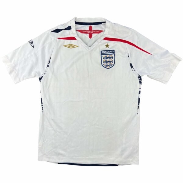 Anglia Angol válogatott 2007-09 Umbro hazai foci mez gyerek M-es