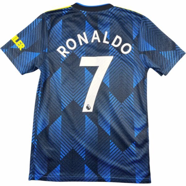 Manchester United 2021-22 Adidas harmadik számú Cristiano Ronaldo foci mez S-es