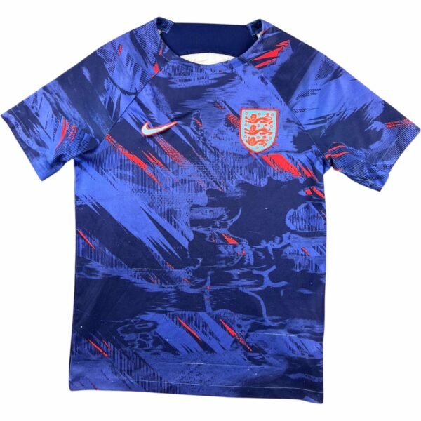 Anglia Angol válogatott 2022-23 Nike pre-match training foci mez gyerek 147-158-as