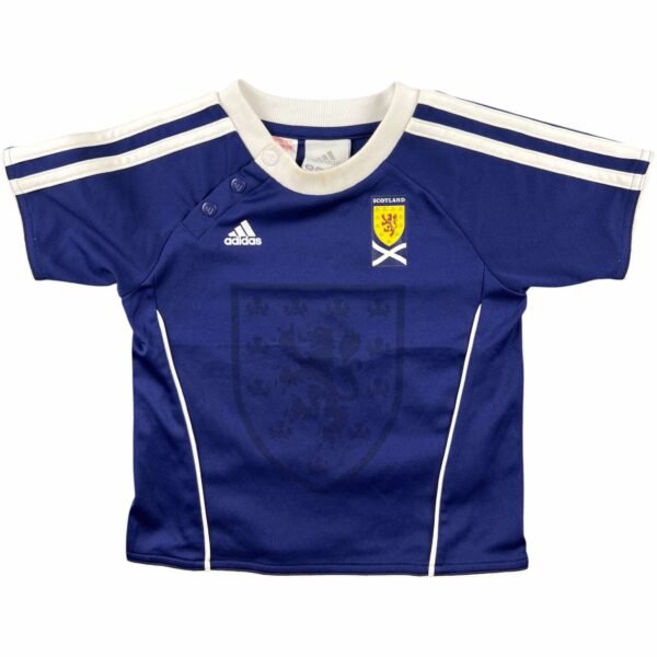 Skócia Skót válogatott 2010-11 Adidas hazai foci mez gyerek 74-es