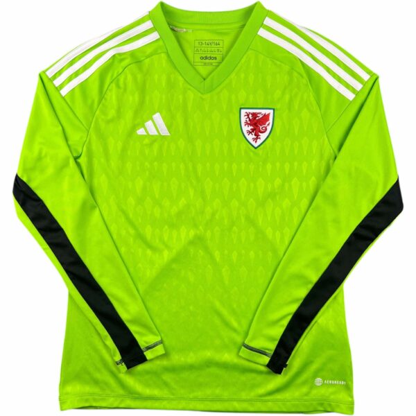 Wales Walesi válogatott 2020-22 Adidas kapus foci mez gyerek 164-es