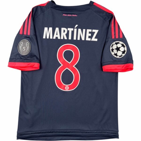 Bayern München 2015-16 Adidas harmadik számú BL Javi Martínez foci mez gyerek XL-es