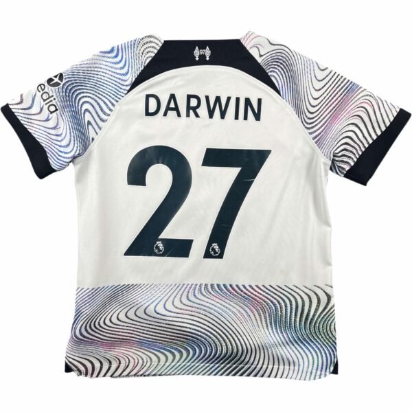 Liverpool 2022-23 Nike vendég Darwin Nunez foci mez gyerek 122-128-as