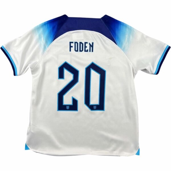 Anglia Angol válogatott 2022-24 Nike hazai Phil Foden foci mez gyerek 122-128-as