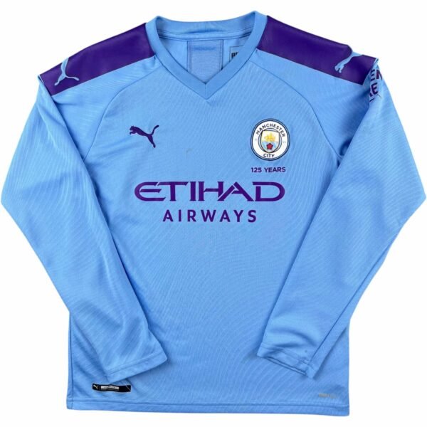 Manchester City 2019-20 Puma hosszú ujjú hazai foci mez gyerek  152-es