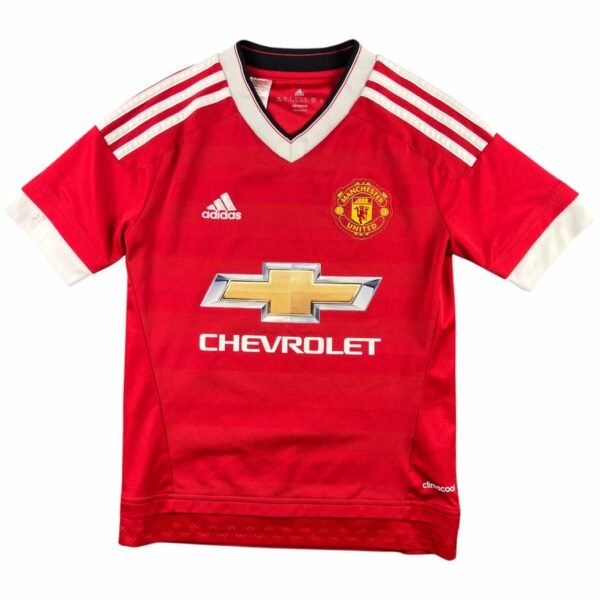 Manchester United 2015-16 Adidas hazai foci mez gyerek 140-es