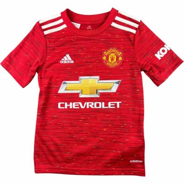 Manchester United 2020-21 Adidas hazai foci mez gyerek 128-as