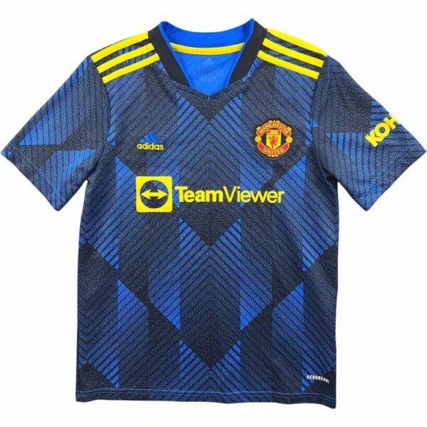 Manchester United 2021-22 Adidas harmadik számú foci mez gyerek 152-es