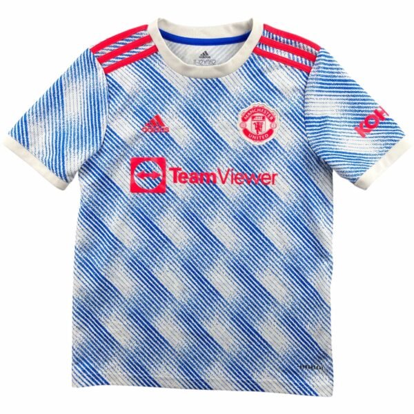 Manchester United 2021-22 Adidas vendég foci mez gyerek 152-es