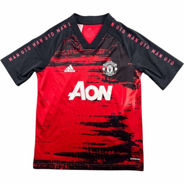 Manchester United 2020-21 Adidas training foci mez gyerek 152-es