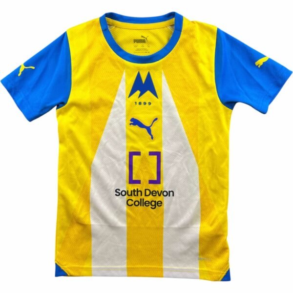 Torquay United 2023-24 Puma hazai foci mez gyerek 128-as