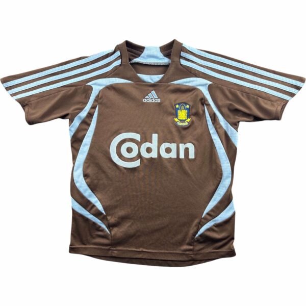 Brondby 2007-08 Adidas vendég foci mez gyerek 128-as