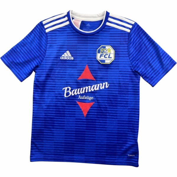 FC Luzern 2018-19 Adidas hazai #11 foci mez gyerek 164-es