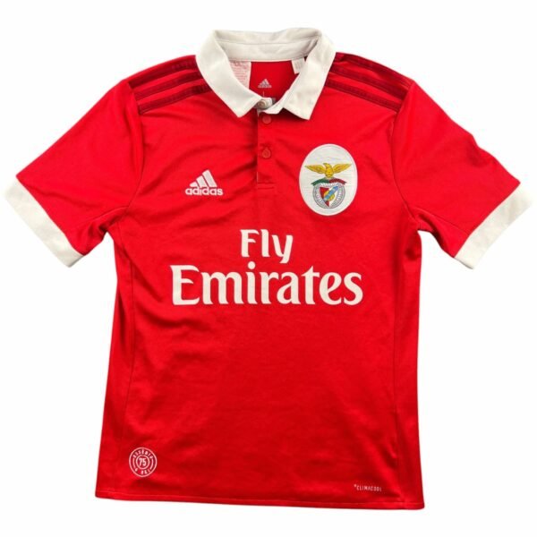 Benfica 2017-18 Adidas hazai "Jean" foci mez gyerek 164-es