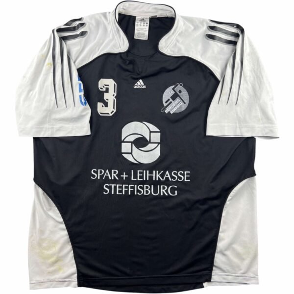 Steffisburg Handball 2007-08 Adidas *match worn* kézilabda mez XL-es