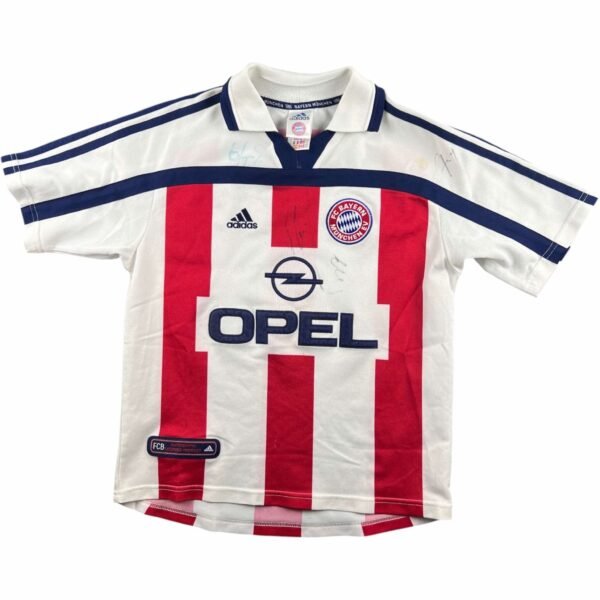 Bayern München 2000-02 Adidas vendég foci mez gyerek 152-es