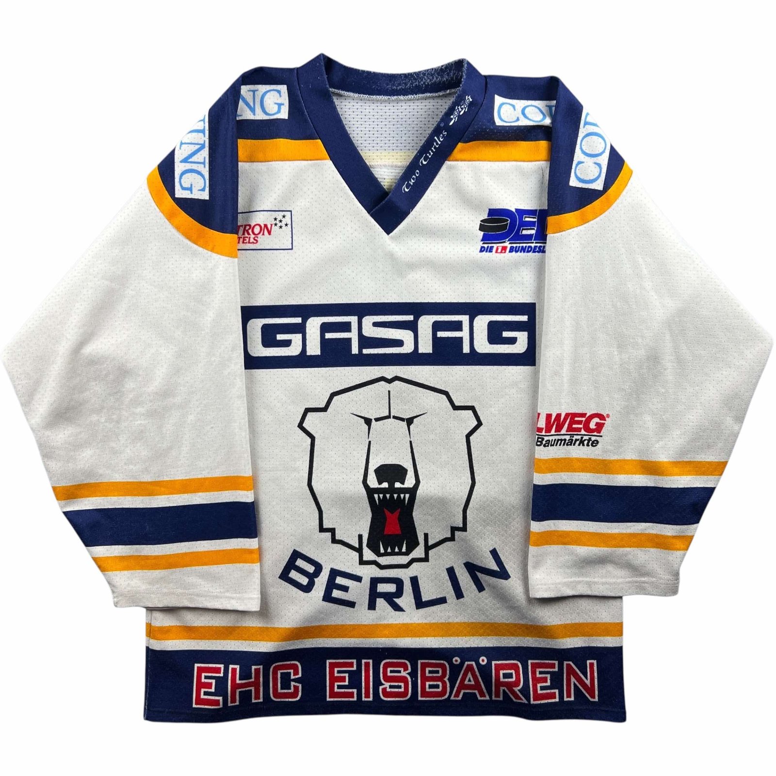 EHC Eisbaren Berlin #3 Paul jégkorong mez S-es