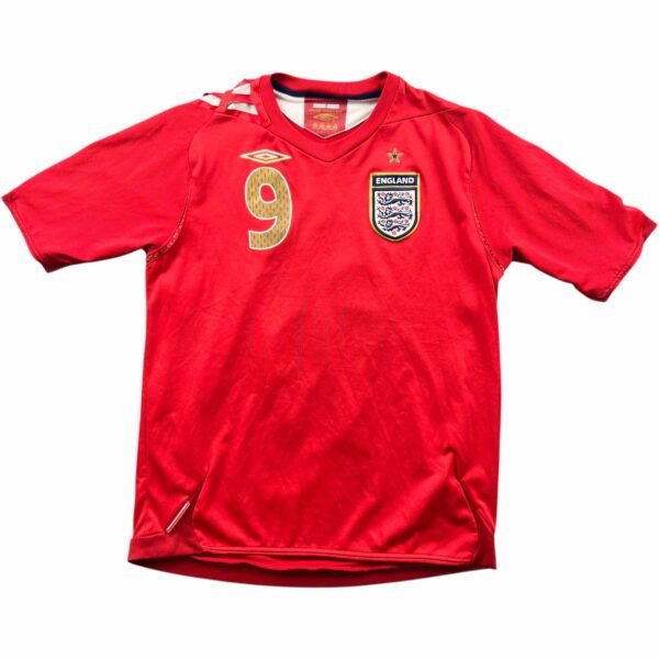 Anglia Angol válogatott 2006-08 Umbro vendég "Ellis #9" foci mez gyerek 146-os