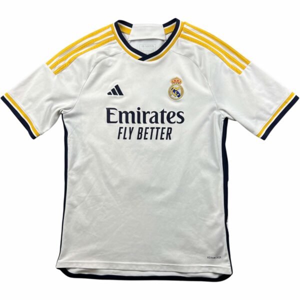 Real Madrid 2023-24 Adidas hazai "Ledion #10" foci mez gyerek XL-es