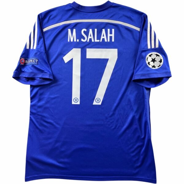 Chelsea 2014-15 Adidas hazai BL Mohamed Salah foci mez XL-es
