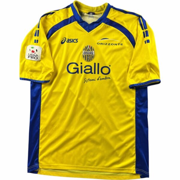 Hellas Verona 2008-09 Asics vendég #6 foci mez L-es