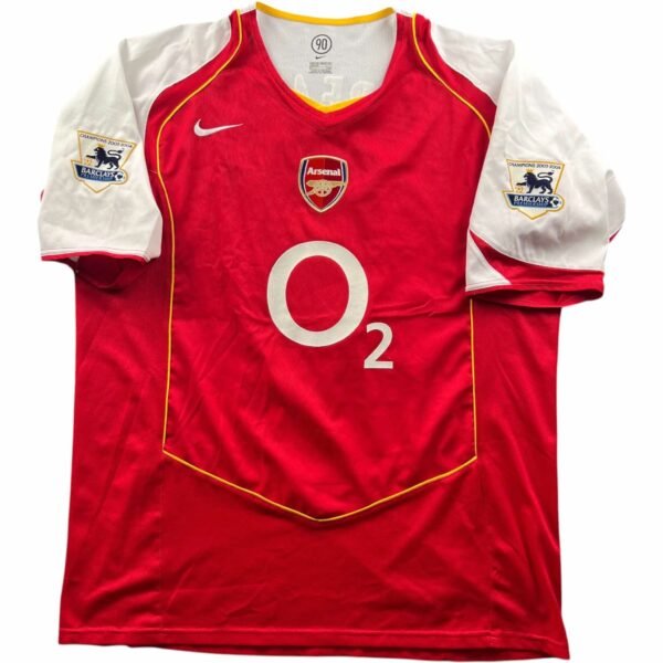 Arsenal 2004-05 Nike hazai "Unbeaten #04" foci mez XXL-es