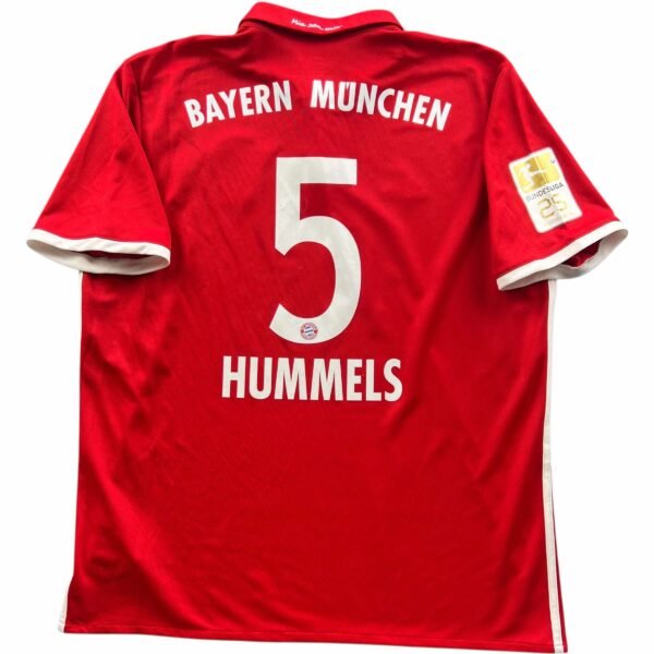 Bayern München 2016-17 Adidas hazai Mats Hummels foci mez XL-es