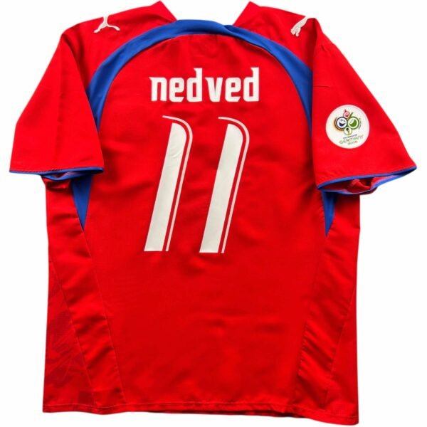 Csehország Cseh válogatott 2006-08 Puma hazai Pavel Nedved foci mez L-es