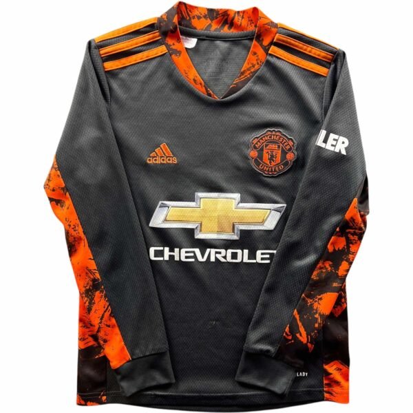 Manchester United 2020-21 Adidas kapus foci mez gyerek 140-es