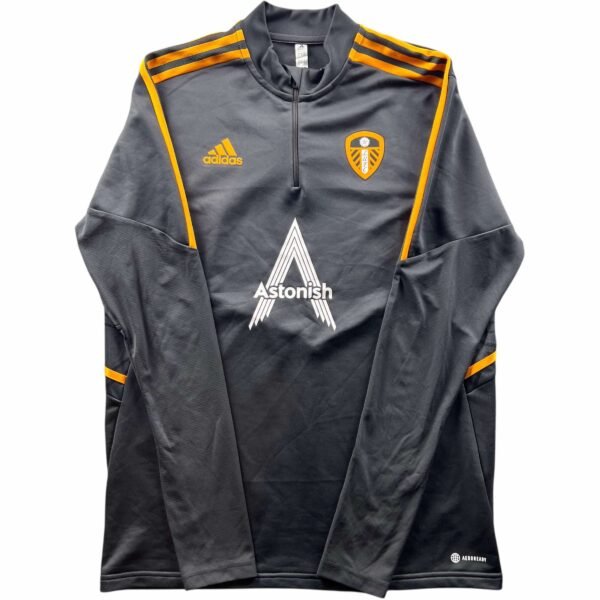 Leeds United 2022-23 Adidas training felső L-es