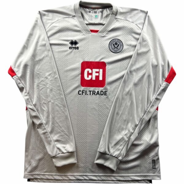 Sheffield United 2023-24 Errea harmadik számú hosszú ujjú foci mez 5XL-es