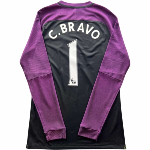 Manchester City 2016-17 Nike kapus Claudio Bravo *Új* foci mez L-es