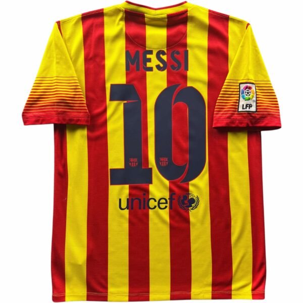 Barcelona 2013-14 Nike vendég Lionel Messi foci mez M-es