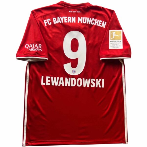 Bayern München 2020-21 Adidas hazai Robert Lewandowski foci mez L-es