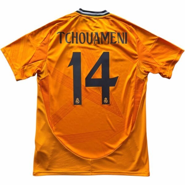 Real Madrid 2024-25 Adidas vendég Aurélien Tchouaméni *Új* foci mez M-es