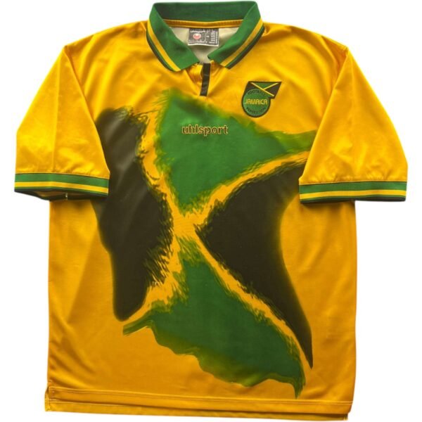 Jamaika Jamaikai válogatott 2002-04 Uhlsport hazai foci mez XXL-es